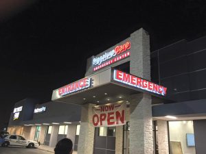 Outdoor & Exterior Signs- Dallas, TX channel letters banner outdoor storefront building illuminated backlit sign 300x225